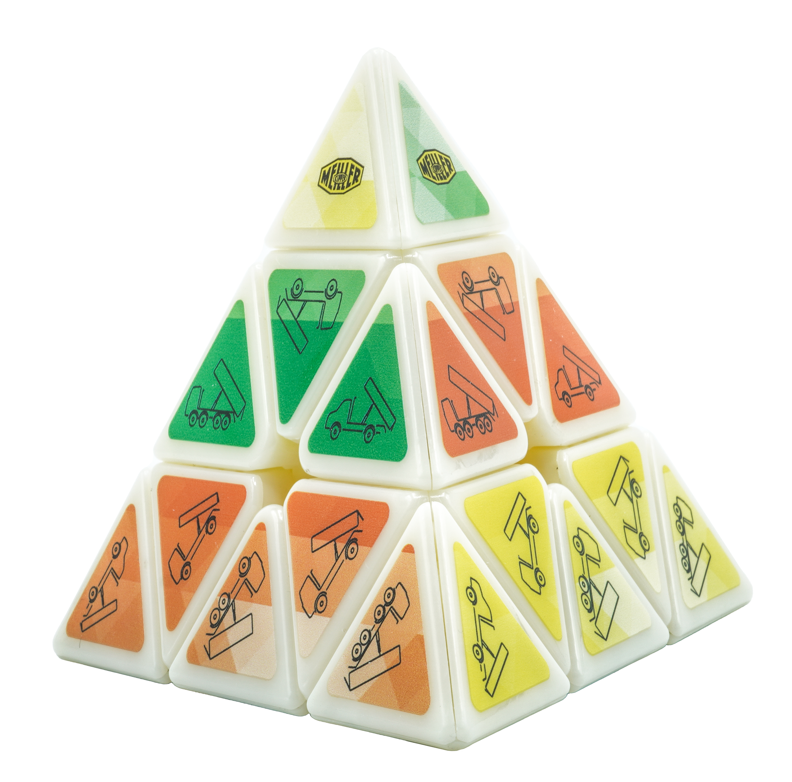 Zauberwürfel Pyramide